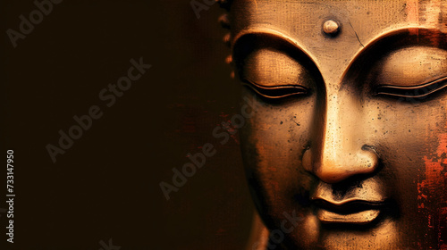 Face of Buddha background