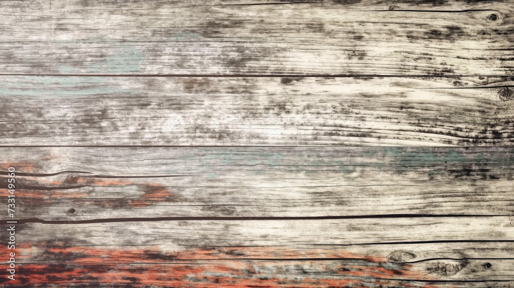 Fototapeta premium Grungy painted wooden texture as background.