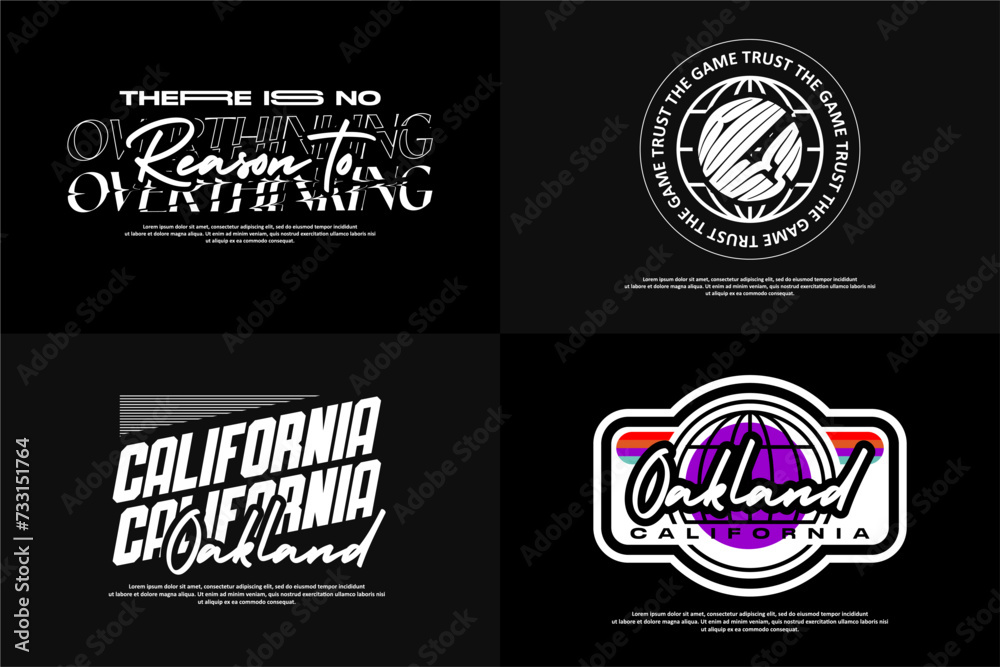 streetwear tshirt design pack download, vector element suitable for printing
