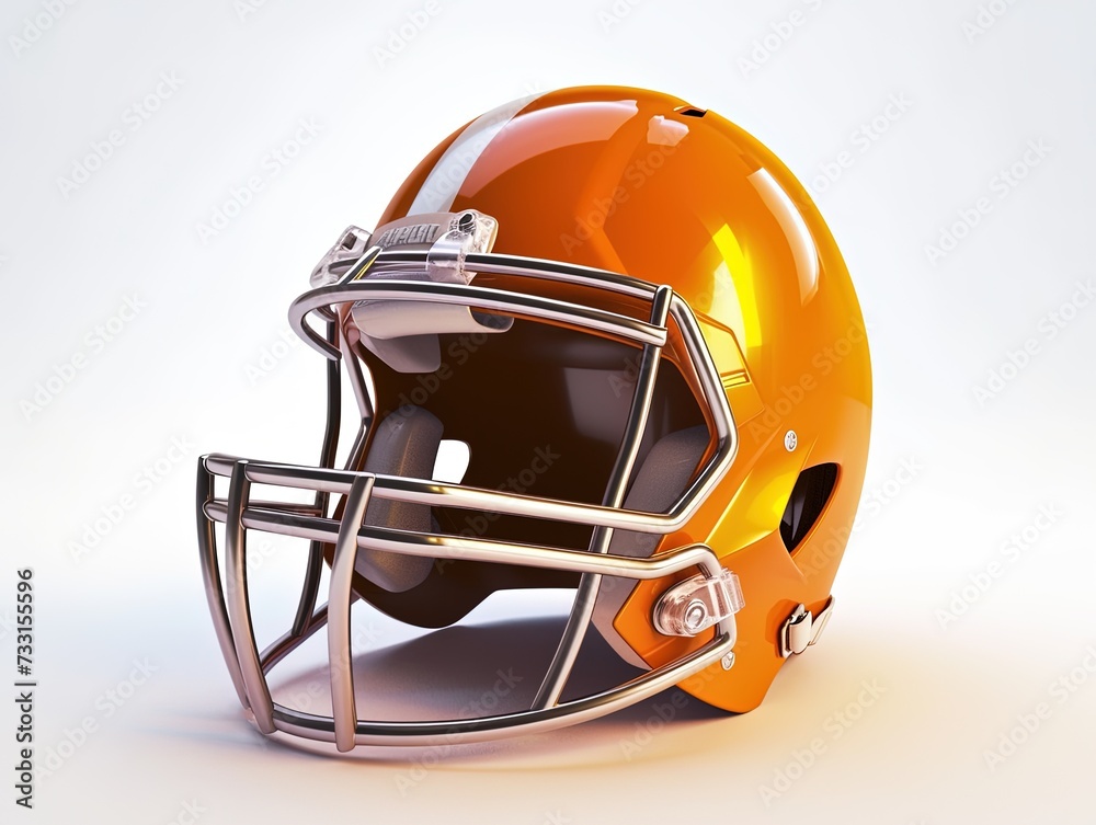 Fototapeta premium football helmet isolated on white background