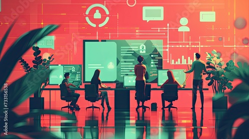 Greeting Card and Banner Design for National Consumer Protection Week Background