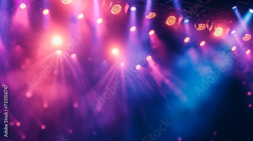 Dynamic stage performance captured mid-action, showcasing the energy and exci...