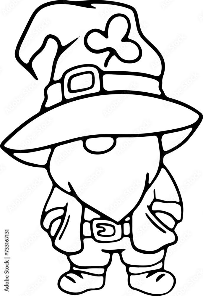 Happy St Patrick's Day gnome Draw vector illustration banner design with. Doodle cartoon style
drawing book Happy St Patrick's Day gnome Draw vector illustration banner design with. Doodle cartoon style
drawing book