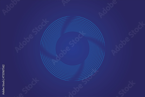 circle halftone spiral background dots abstract