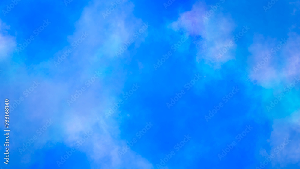 Blue background. Abstract dark blue watercolor background. Background with space. Dark navy blue background.