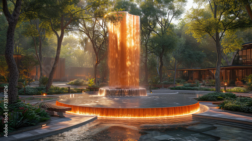 Urban Oasis: Broad Plaza Redevelopment with Fountains