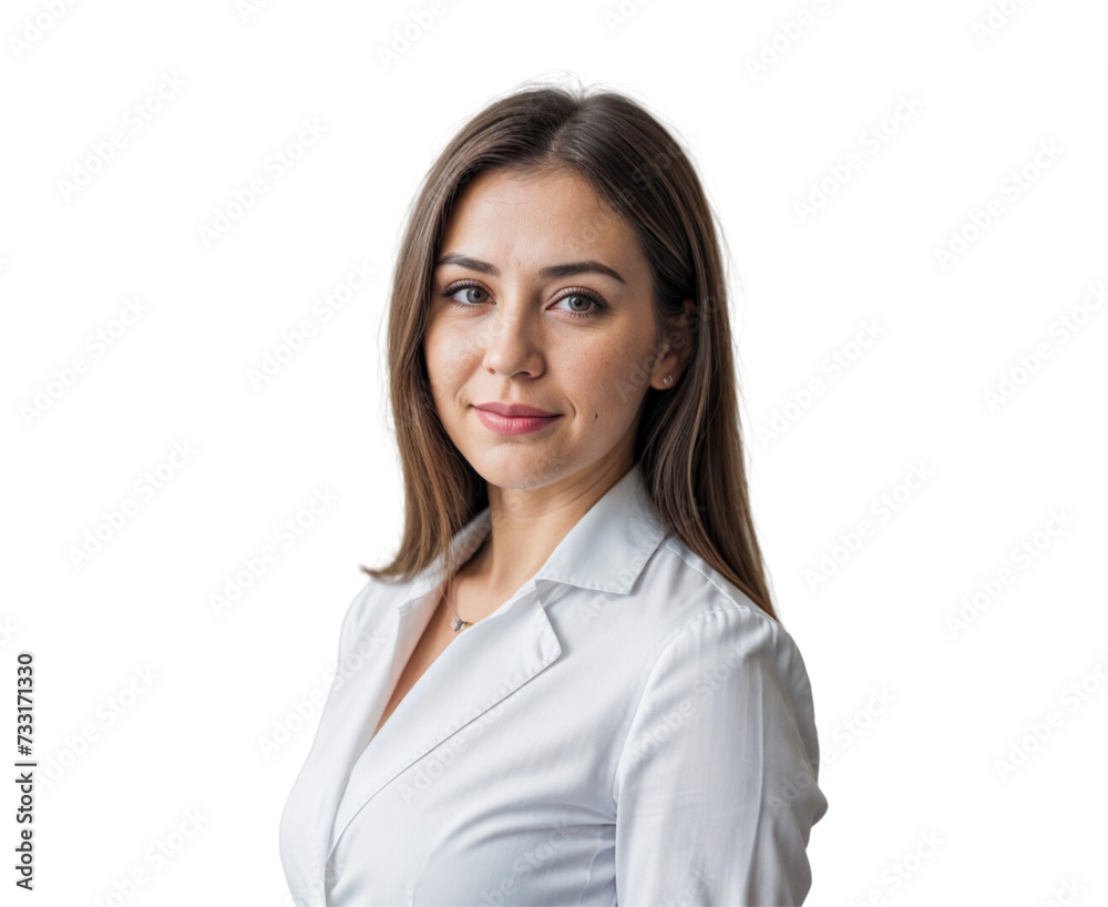 portrait of a smiling business woman isolated on transparent background portrait of a smiling business woman isolated on transparent background