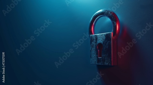 Minimalist elements form a deterrent against hackers, conveying resilience an...