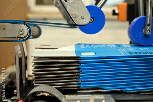 cardboard packaging box cardboard production labor business paper hands strong