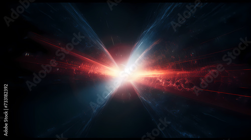 Space galaxy background, 3D illustration of nebulae in the universe