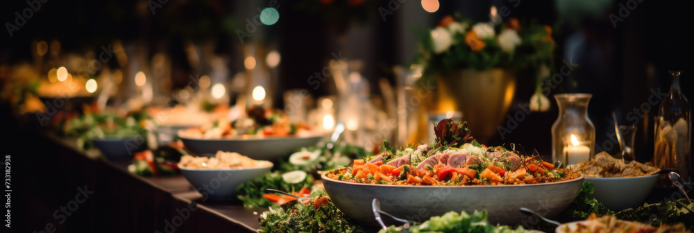 Cuisine Culinary Buffet Dinner Catering Dining Food Celebration Party, Catering food Concept. Cuisine Culinary Buffet Dinner Catering Dining Food Celebration Party, Catering food Concept.