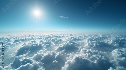 Clean backdrop resembling a vast, open sky, symbolizing the boundless possibi...