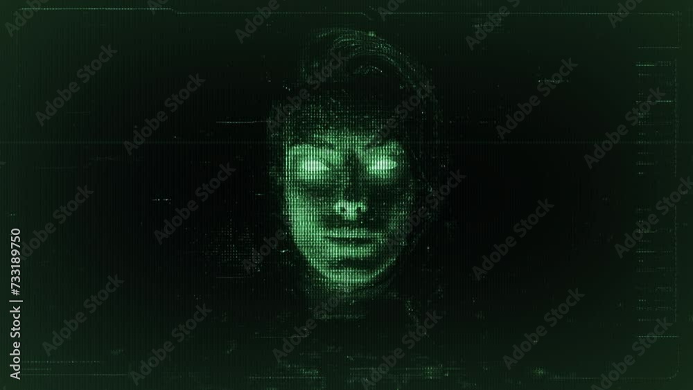 Green Digital Artificial Intelligence Avatar