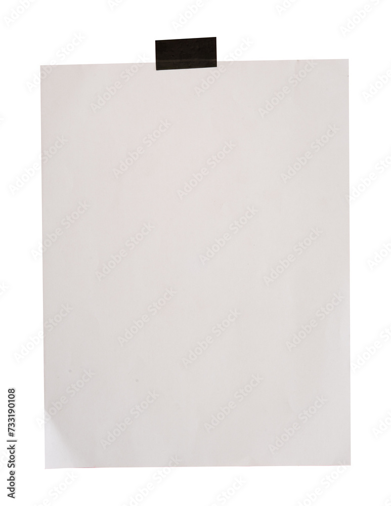 blank paper mockup with tape blank paper mockup with tape