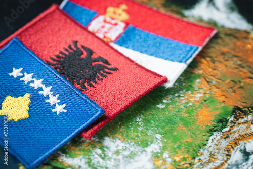 Symbol of Kosovo, Serbia and Albania, Concept of difficult relations and border problems