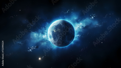 Cosmic illustration showing vibrant cosmic background