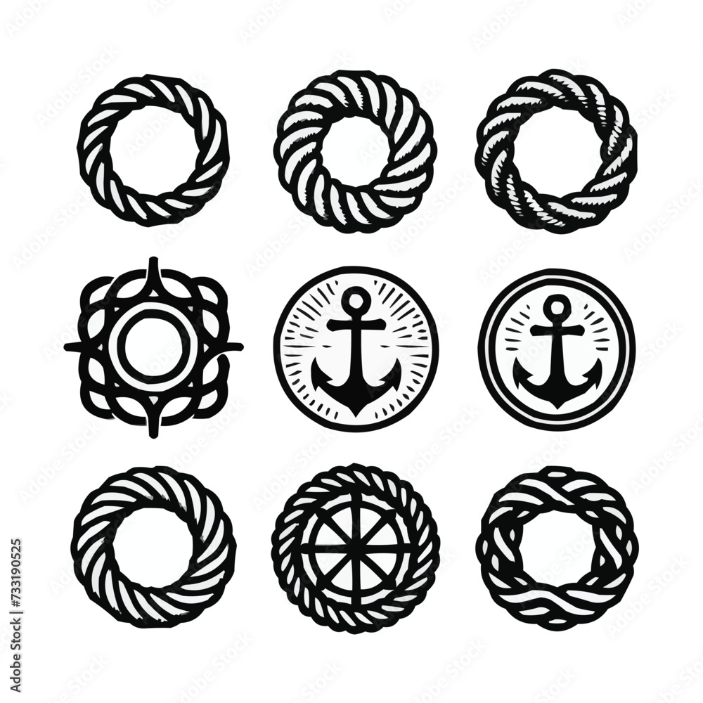 silhouettes Vector collection white background silhouettes Vector collection white background