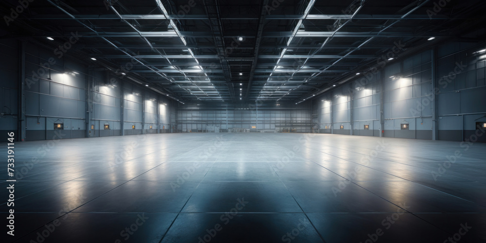 Empty floor, interior of industrial, commercial building. Construction by metal, steel, concrete. Modern factory, warehouse, hangar for backgroud. Empty floor, interior of industrial, commercial building. Construction by metal, steel, concrete. Modern factory, warehouse, hangar for backgroud.