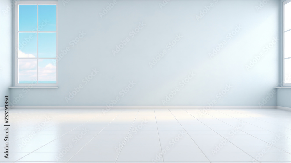 Empty space in room, window and light. Modern interior home design look clean, bright, shiny surface with texture pattern for background. white tile floor. Empty space in room, window and light. Modern interior home design look clean, bright, shiny surface with texture pattern for background. white tile floor.