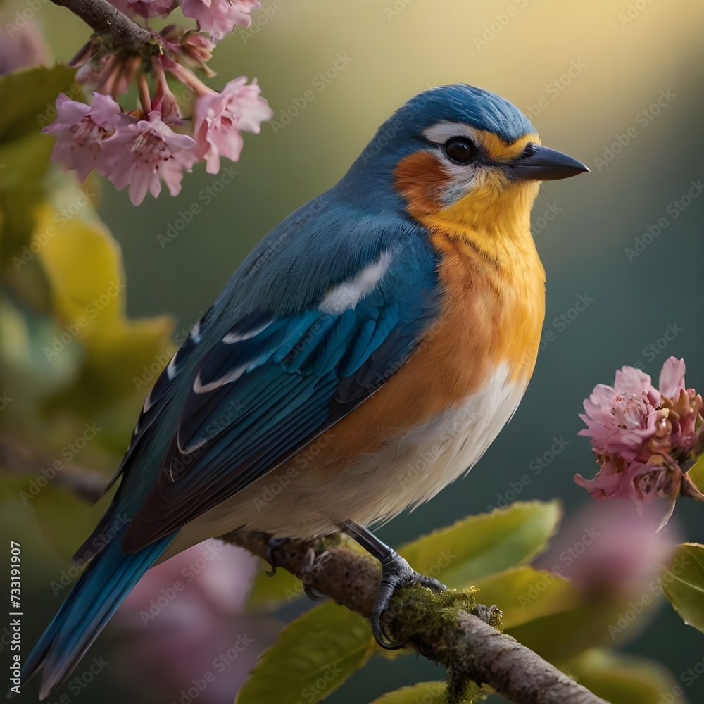 Free Photo A Colorful Birds Ai Generated