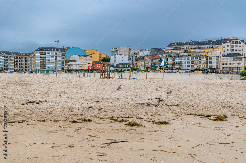 A Rapadoira beach in Foz, Galicia, Spain A Rapadoira beach in Foz, Galicia, Spain