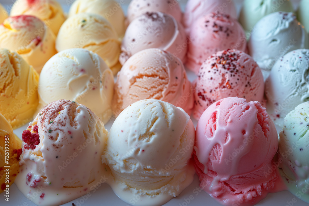 ice cream scoop colorful ice cream scoop colorful