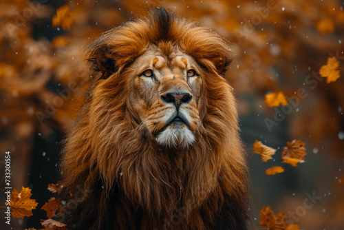 Beautiful Close-Up Lion Portrait © MNFTs