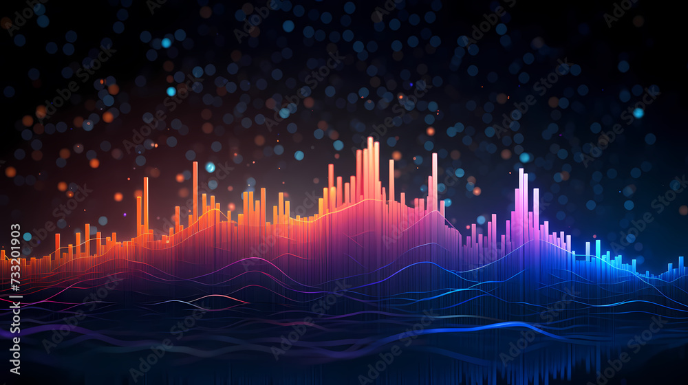 Stock market chart line concept, business chart on stock market background Stock market chart line concept, business chart on stock market background