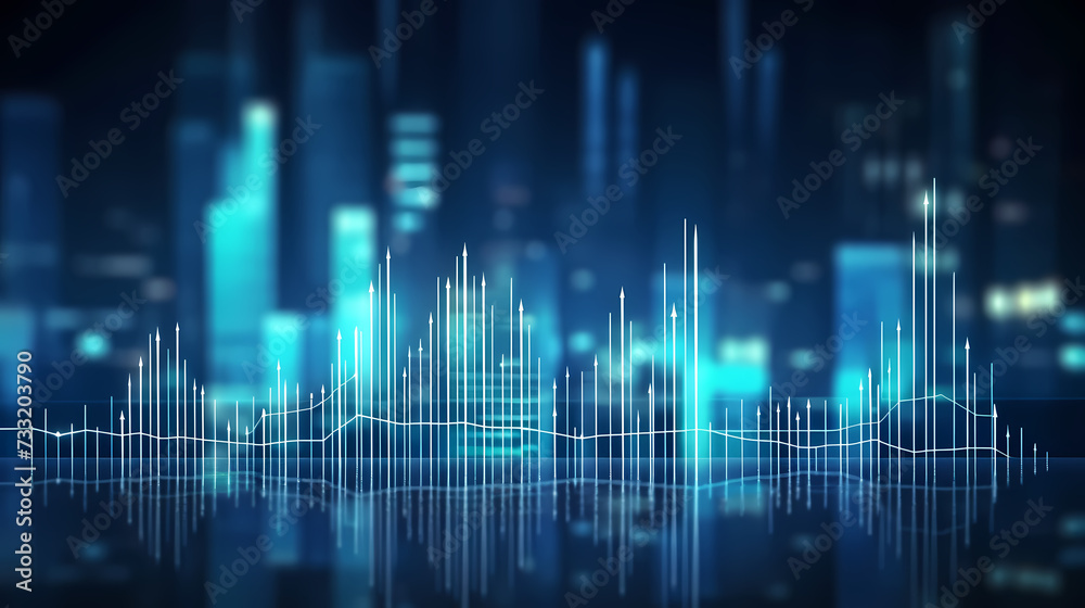 Stock market abstract background, economic and infographic concept Stock market abstract background, economic and infographic concept