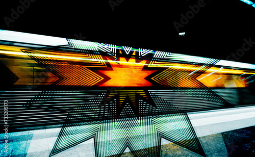 abstract natural kaleidoscope background illustration