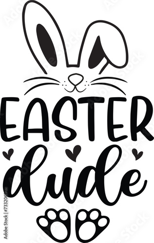 Easter dude svg design