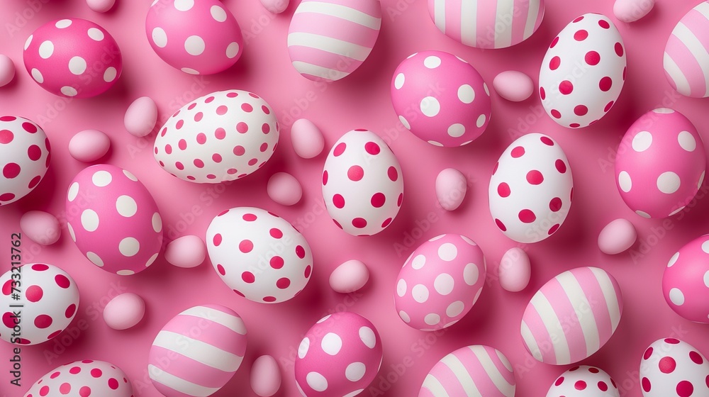 pink easter eggs