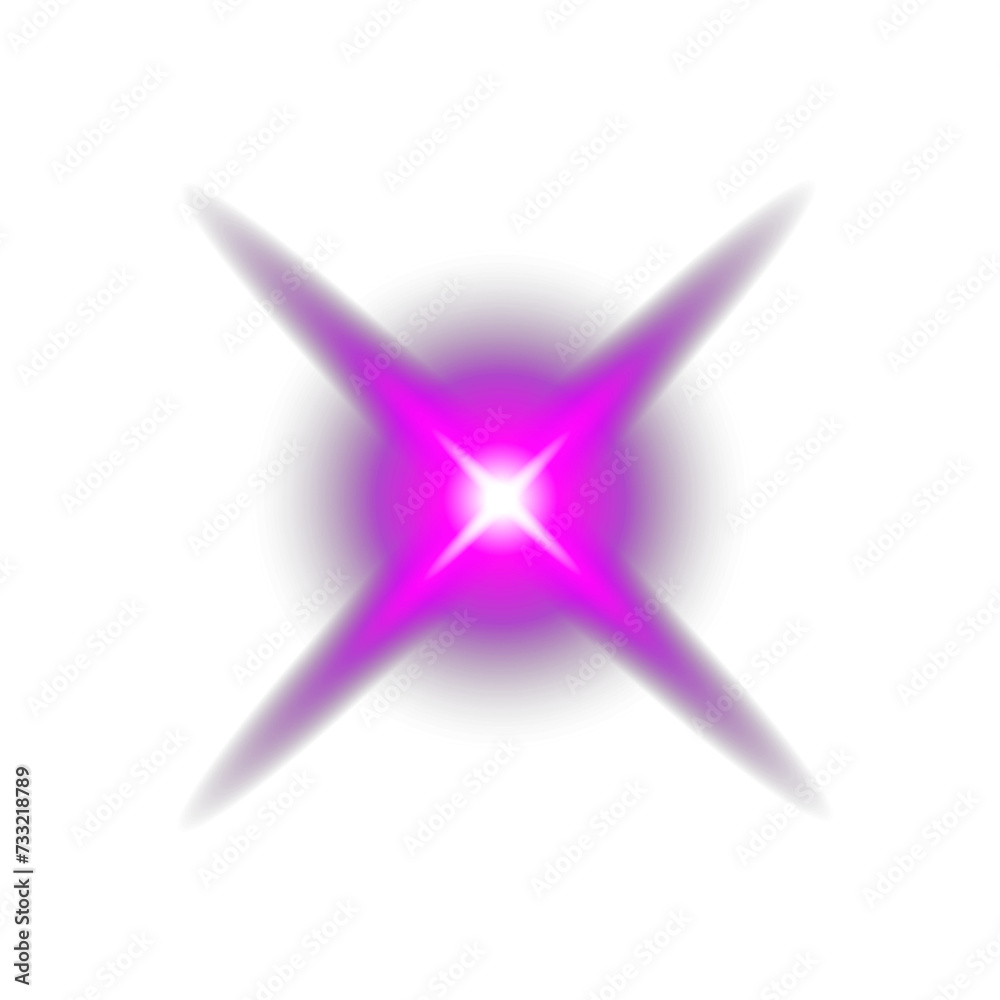 Fototapeta premium purple star light overlay