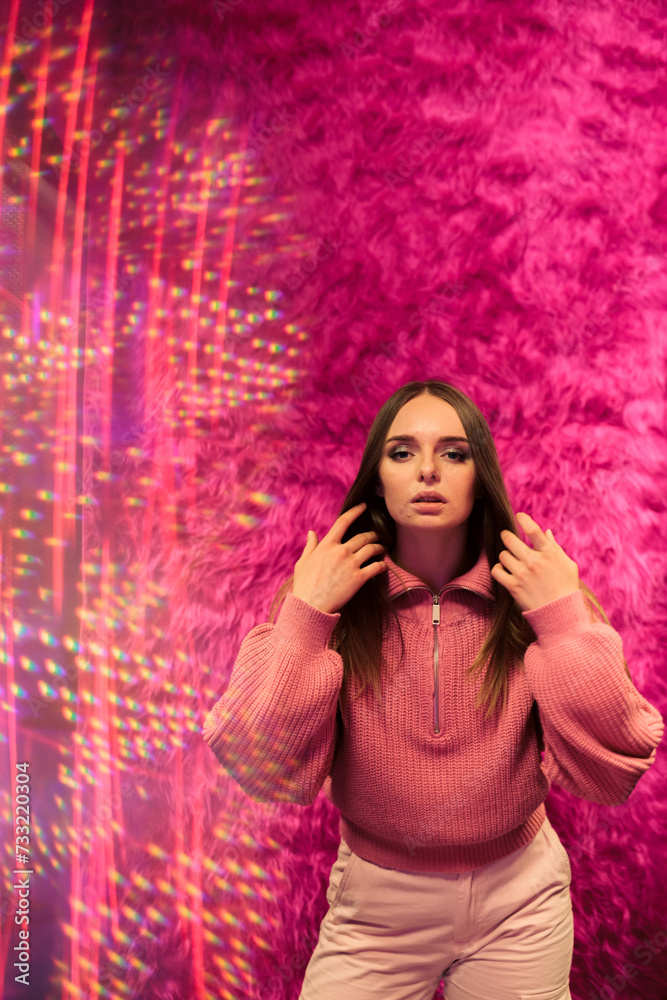 Woman in Pink Love Woman in Pink Love