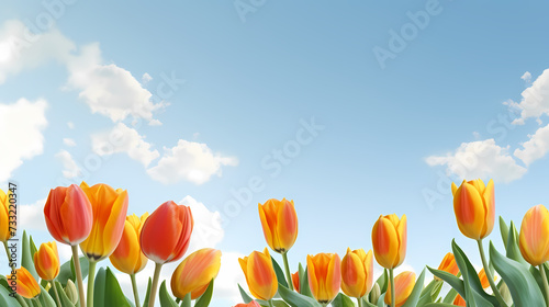 Green leaves eco friendly background with copy space for text