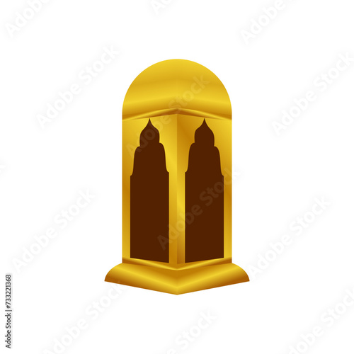 gold lantern ramadan icon 
