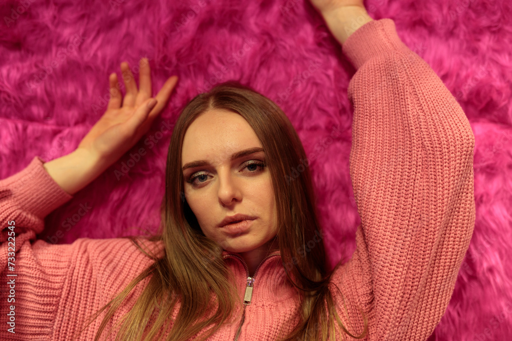 Woman in Pink Love Woman in Pink Love