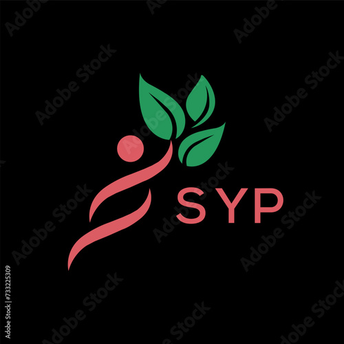 SYP  logo design template vector. SYP Business abstract connection vector logo. SYP icon circle logotype.
 photo