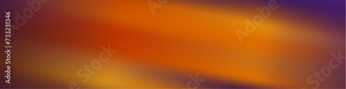 Abstract Blurred Background with Motion Effect. Orange, Yellow and Deep Violet Irregular Blurry Gradient. Simple Abstract Surreal Design. RGB. Mesh Effect. Delicate Aura of Blended Bright Colors. 