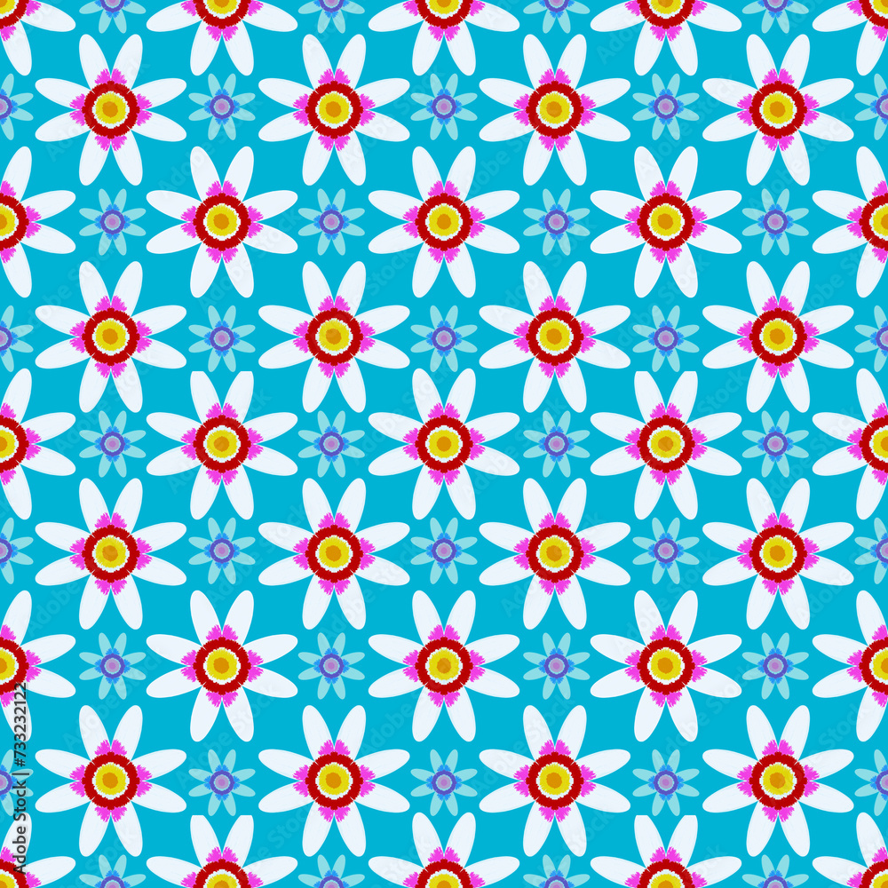 Modern abstract floral pattern seamless Modern abstract floral pattern seamless