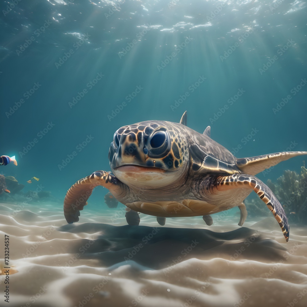 Obraz premium Cute Creature Background Very Cool