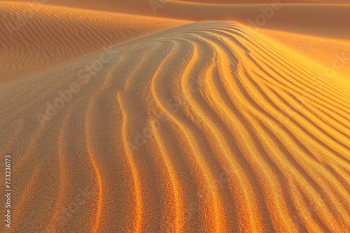Vibrant Sand Dunes at Twilight © Louis Deconinck