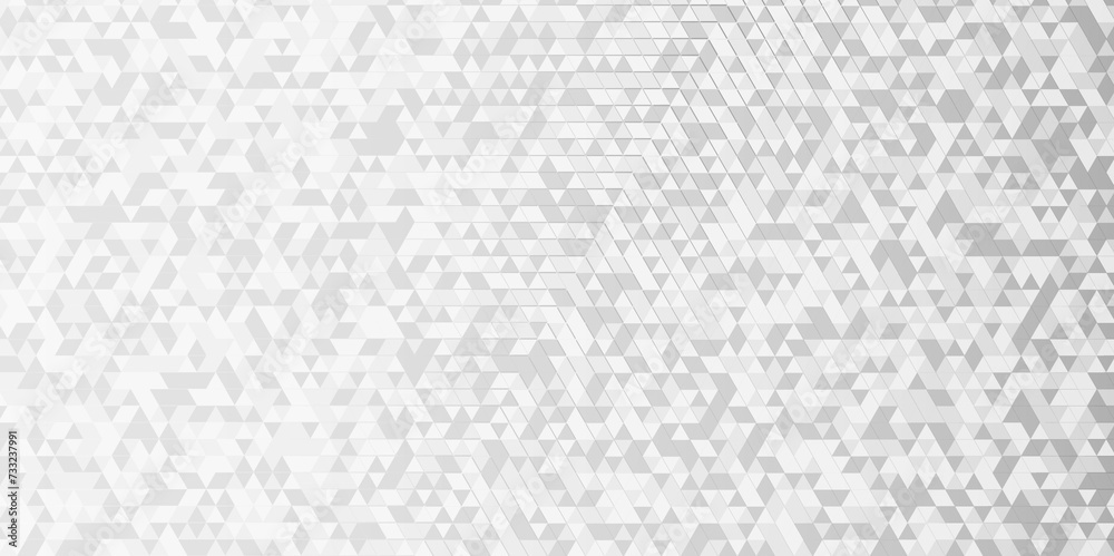 Abstract gray and white chain rough triangular low polygon backdrop background. Abstract geometric pattern gray and white Polygon Mosaic triangle Background, business and corporate background.