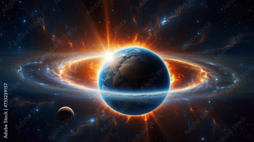 Obraz premium earth like planet in the space