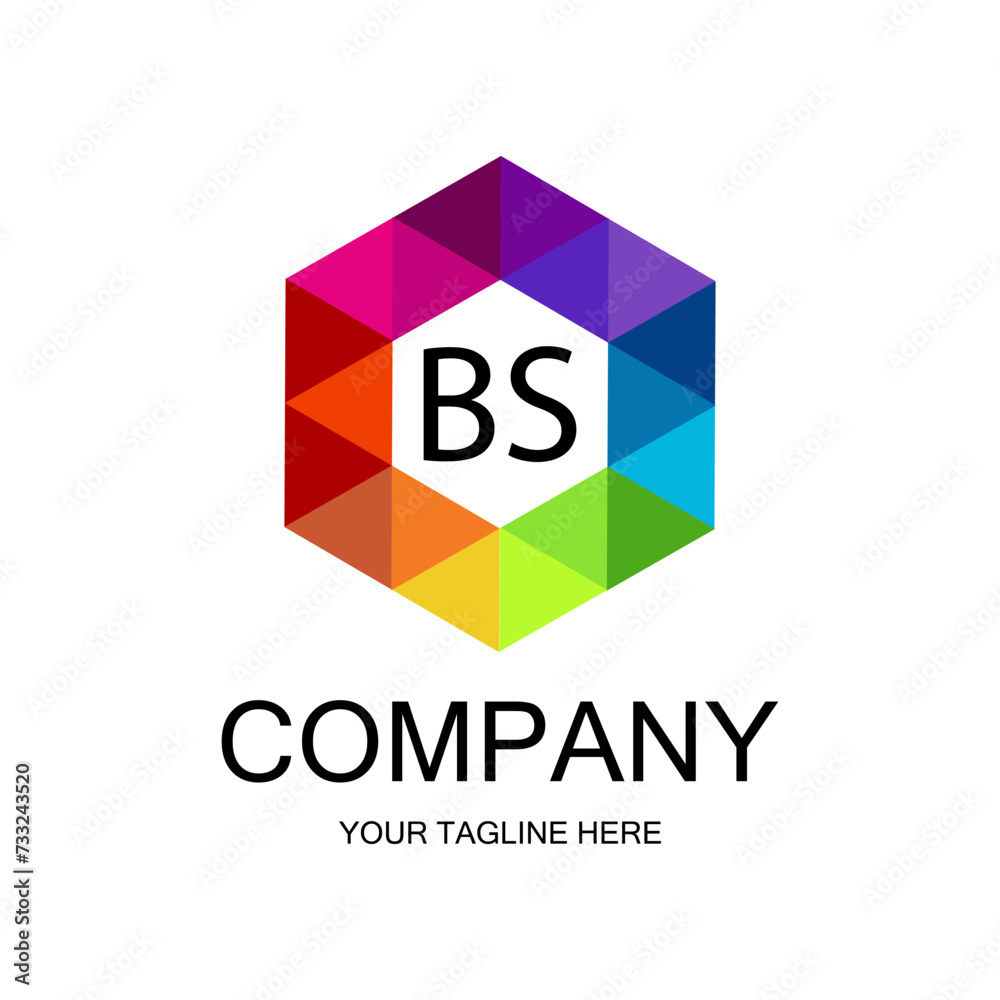 BS letter logo creative design with vector graphic, BS simple and modern logo. BS letter logo creative design with vector graphic, BS simple and modern logo.