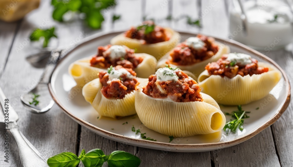 A plate of pasta with sauce and cheese A plate of pasta with sauce and cheese