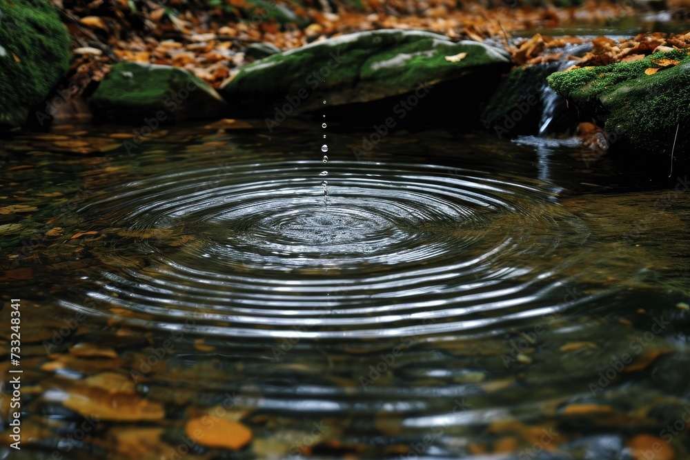 Tranquil Ripples in the Pond Tranquil Ripples in the Pond