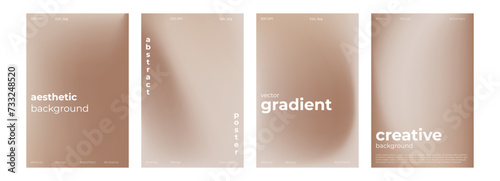 Y2k Aesthetic abstract nude gradient background with beige, pink, pastel, soft blurred pattern. Poster for social media stories, album covers, banners, templates for digital marketing photo