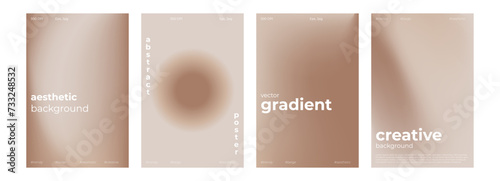 Y2k Aesthetic abstract nude gradient background with beige, pink, pastel, soft blurred pattern. Poster for social media stories, album covers, banners, templates for digital marketing