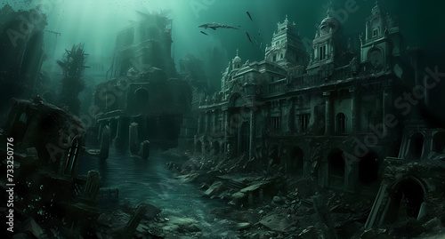 underwater cities #733250776